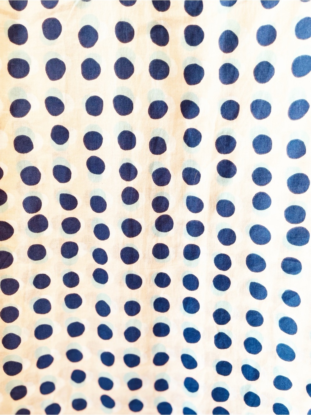 Boden White Mini Dress with Blue Polka Dots and Embroidered V-Neck Size 6 EUC - Picture 7 of 14
